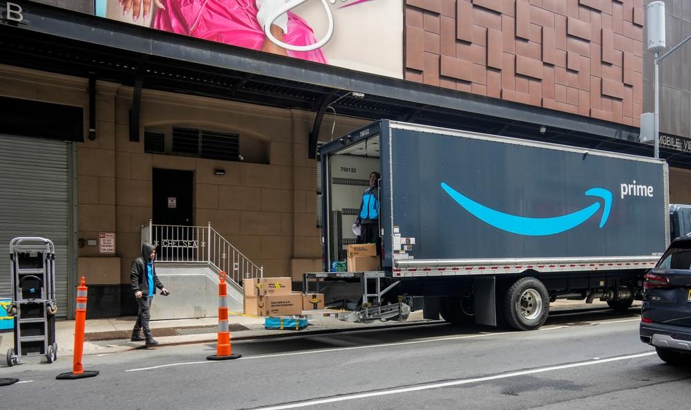 amazon delivery truck